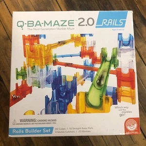 Q-BA-MAZE 2.0 Rails Builder Marble Maze ~150 pieces - Picture 1 of 2