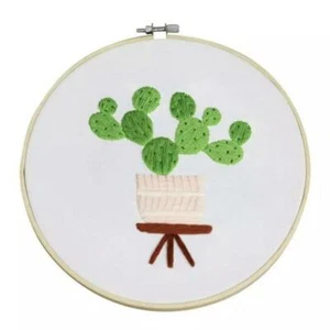 Hand Embroidery Kit 20cm - Beginners DIY Craft Project - Modern Needlework - Picture 1 of 1