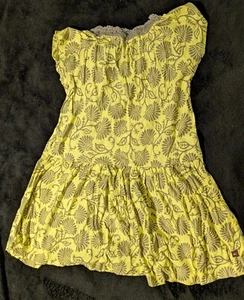 Girl’s Tea Collection yellow Kali gray Neck Dres size 5 - Picture 1 of 1