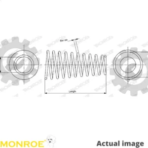 COIL SPRING FOR MAZDA MX-5/III/Mk ROADSTER MIATA LFY7/LFG8/LFG7/LFZD 2.0L 4cyl - Picture 1 of 7