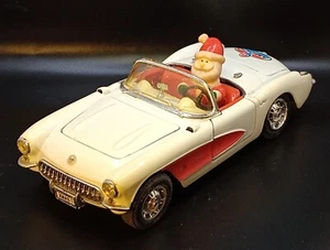 VTG. Corgi 1957 Corvette Convertible W/Santa Amoco 1:24 Limited Edition Diecast  - Picture 1 of 17