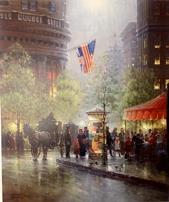 G. Harvey A Breakfast Out edição limitada impressão 332/1950 - Imagem 1 de 4