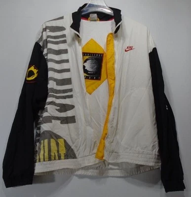 NIKE Vtg 90's CHALLENGE COURT Tennis Sample Jacket Andre Agassi shoes USA HTF - Image 1 of 4