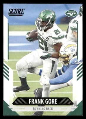 2021 Score #46 Frank Gore New York Jets - Image 1 of 2