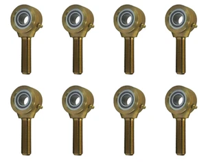 (8 RH ) 4-Link 3/4-16 x 3/4 Bore Chromolly Rod End Heim Joint Kit, Rock Joints - Picture 1 of 2