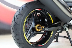 EVOTECH ADESIVI PRESAGOMATI PER CERCHI CON SCRITTA PER YAMAHA T-MAX 500 2008 - Foto 1 di 1