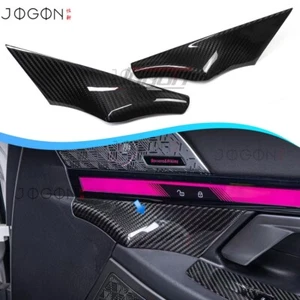 M60 Real Carbon Interior Door Panel Decor For BMW 5 Series G60 540i i5 2024+ 2PC - Picture 1 of 14