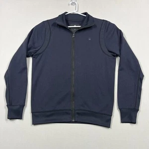G Star Raw Blue Motac1 Full Zip Track Jacket Mens Medium M - Picture 1 of 16