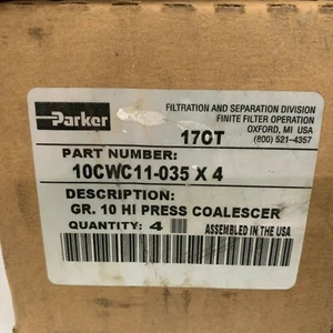 PARKER Finite Filter 10CWC11-035 X 4 High Pressure Coalescer Filter Box of 4 pcs - Picture 1 of 3