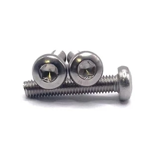M8 M10 TORX PAN HEAD A2 STAINLESS STEEL MACHINE SCREWS STAR HEXALOBULAR BOLTS - Picture 1 of 7
