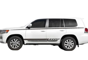Graphic Side Door Stripes Car Sticker For Toyota Land Cruiser Waist Line Decals - Picture 1 of 7