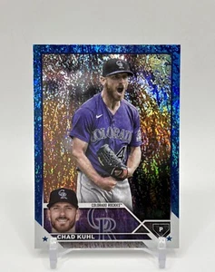 2023 Topps Series 2 - Blue Foil #517 Chad Kuhl /999 - Picture 1 of 5