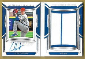 CADE HORTON 2023 NATIONAL TREASURES RC JERSEY BOOKLET AUTOGRAPH AUTO #'D /99 MLB - Picture 1 of 2