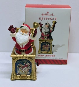 Hallmark Andenken Weihnachtsschmuck - Santa zertifiziert (2014) Neu in Box! - Bild 1 von 2