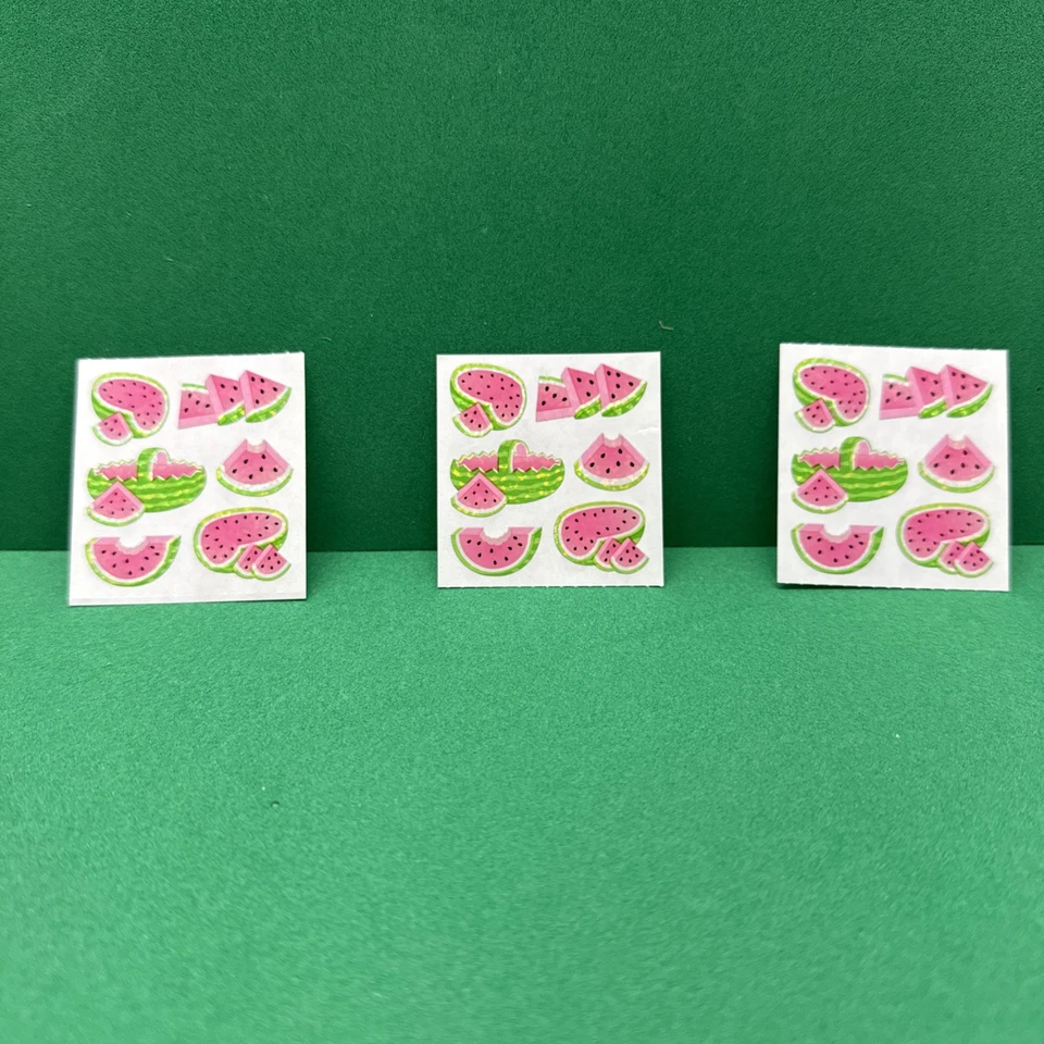 Sandylion VINTAGE Watermelon Stickers/ Three Mods/ Not Used - Image 1 of 3