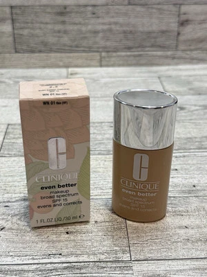 Clinique Even Better Makeup FPS 15 base WN01 linho muito bom estado 1 fl.oz - Imagem 1 de 4