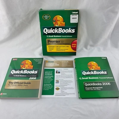Quickbooks Premier Edition 2006 Small Business Financial Software for Windows - Image 1 of 4