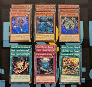 Radiant Typhoon Deck Core 18 Cards DOOD YuGiOh Bundle - Foto 1 di 3