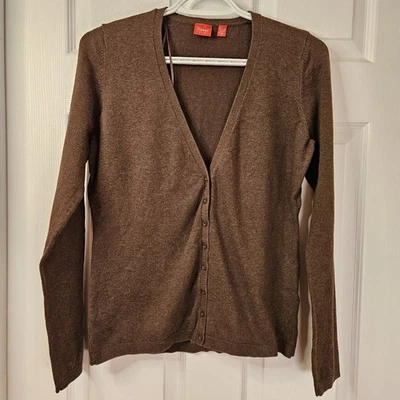 Cárdigan para mujer ESPRIT vintage años 90 marrón talla M Foto 1 de 4