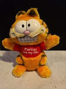 Vintage Garfield Partys are My Life!! Dakin Plüsch 1981 - Bild 1 von 9