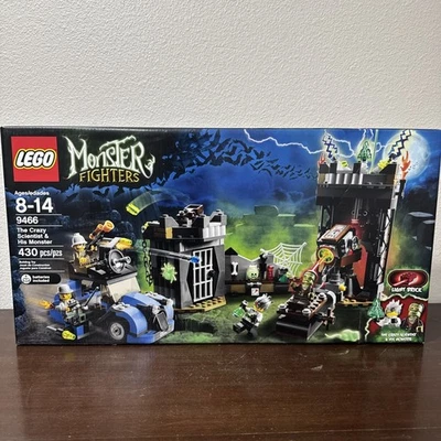 LEGO Monster Fighters: The Crazy Scientist & His Monster (9466) New Sealed - Image 1 of 4