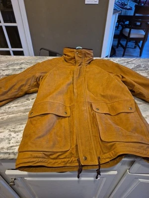 Abrigo de cuero Timberline para hombre mujer talla pequeña absolutamente hermoso nunca usado Foto 1 de 4