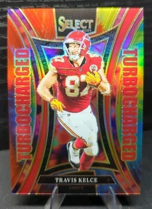 2024 Panini Select Travis Kelce Tie-Dye Prizm /25 SSP Turbocharged Chiefs #13 - Bild 1 von 6