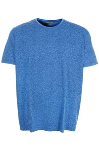 Camel Active T Shirt Hemd Rundhals Herren Kurzarm Baumwolle Blau Größe 4XL - Picture 1 of 4