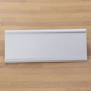 L-förmiger Aluminium Tisch Schreibtisch Name Karte Halter Legierung Etui Geschäft - Bild 1 von 11