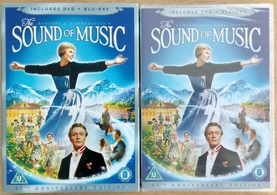 THE SOUND OF MUSIC (2-BLU-RAYS & DVD, 2010) 45th ANNIVERSARY EDITION *NEW/SEALED - Image 1 of 3