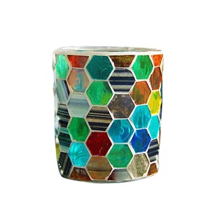 Glass Candle Holder Table Candles Centrepiece Candlestick Tealight - Picture 1 of 8
