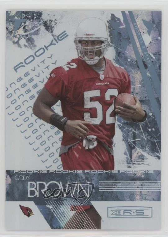 2009 Donruss Rookies & Stars Longevity Parallel Platinum /25 Cody Brown #137 RC - Image 1 of 2
