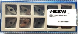 10 CBN Wendeplatten BSW VBGW 160408 BBN33 S202 inkl.19% MwSt. - Picture 1 of 1