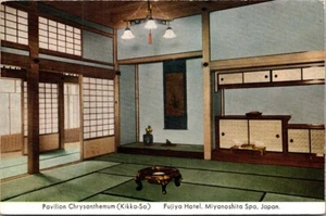 PAVILION CHRYSANTHEMUM Fujiya Hotel MIYANOSHITA SPA Japan interior view Postcard - Picture 1 of 2