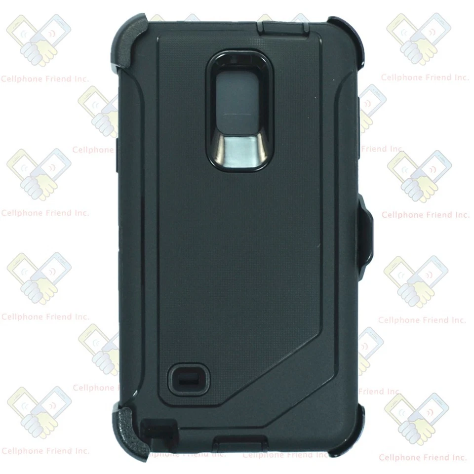 Funda protectora a prueba de golpes para Samsung Galaxy Note 4 con clip para cinturón y pantalla   Foto 1 de 4