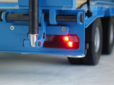 1/14 Rückleuchten 3mm LED TamiyaCarson RC Truck  Rücklicht Auflieger Anhänger - Bild 1 von 4