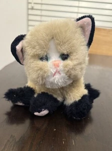 Vintage Tyco Kitty Kitty Kittens Purring Plush Siamese Brown Black Cat 1993 - Picture 1 of 7