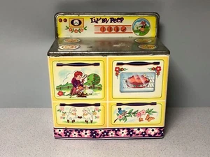 Vintage Little "Lil Bo Peep Wolverine Tin Litho Metal Play Kitchen Stove~Mod 502 - Picture 1 of 7