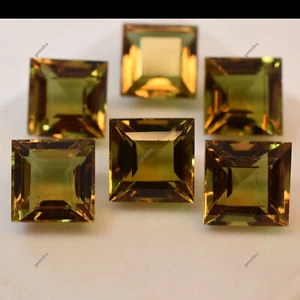 Lote de piedras preciosas sueltas alejandrita natural cambio color 48 quilates corte cuadrado certificado - Imagen 1 de 17