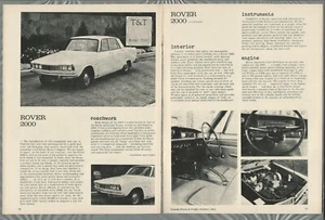 1964 ROVER 2000 Road Test, Canadian, Rover sedan - Picture 1 of 2