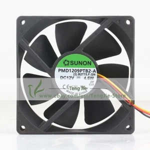 Sunon PMD1209PTB2-A DC12V 0.38A 4.6W 9025 9cm 3-Wire Axial Original Cooling Fan - Picture 1 of 4