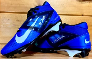 Botines Nike Alpha Menace Pro 4 TD Talla 8.5 NEGRO/AZUL REAL Picos - Imagen 1 de 5