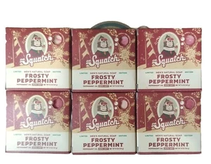 Dr Squatch Frosty Peppermint • 6er Pack • Naturseife • Zero Grit ⚡VERSANDKOSTENFREI⚡ - Bild 1 von 1