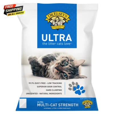 PRECIOUS CAT INC Dr. Elsey Ultra Unscented Cat Litter, 35 lb 🐱🐱🐱