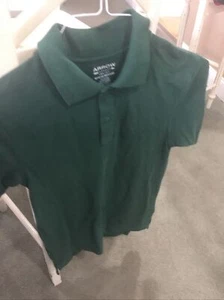 Boy’s Green Shortsleeve Polo Size Medium (10/12) - Picture 1 of 8