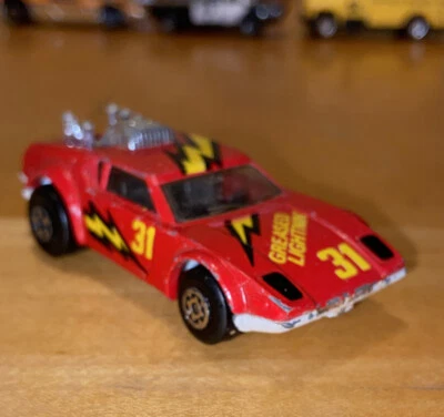 De colección 1975 Matchbox DE Tomaso Pantera Rayo Engrasado Original Coche Antiguo+ Foto 1 de 4