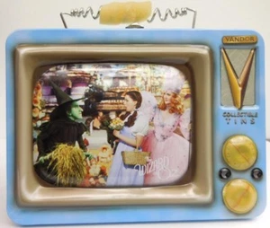 BOLSO DE MANO DE HOJALATA MAGO DE OZ MAL BRUJA TV, MANGO DE ANTENA RIZADO, ARTÍCULO VANDOR #71169 - Imagen 1 de 5