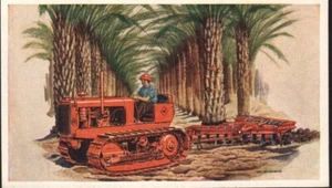 MODEL M Tractor  ALLIS-CHALMERS Milwaukee WI advertising postcard - Picture 1 of 2