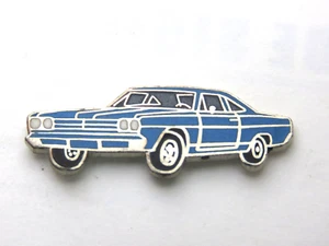 1969 MOPAR car pin - Vintage Blue Automobile lapel pin - Picture 1 of 2