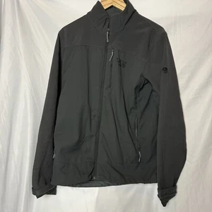 Mountain Hardwear Jacket Mens M Gray Soft Shell Jacket Stretch - Picture 1 of 7